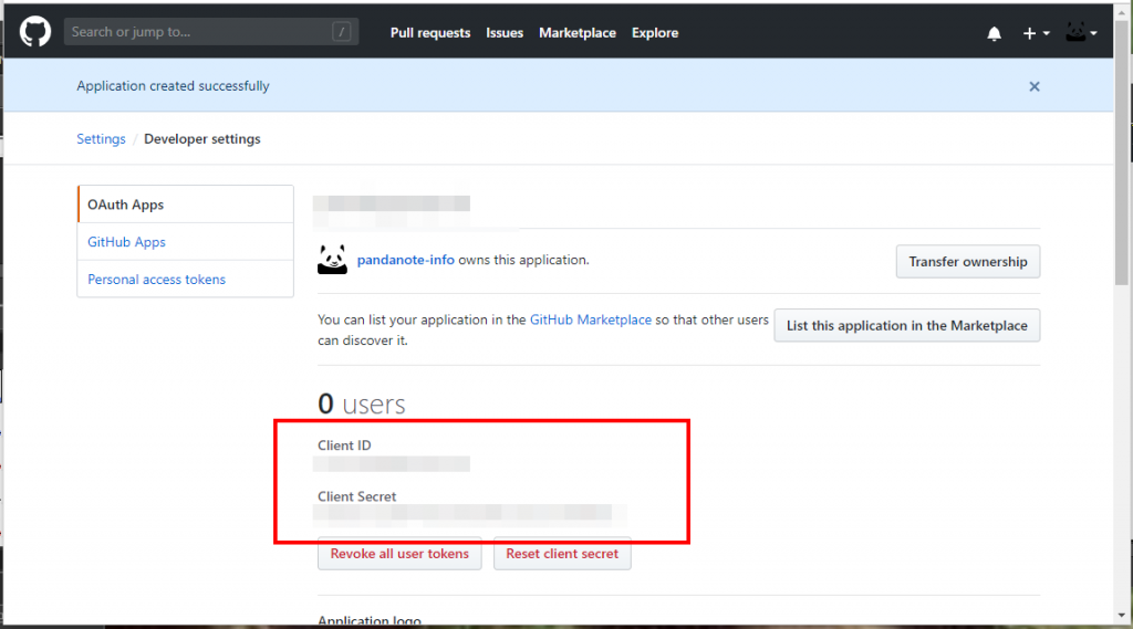OAuth2による認証を行った後、GitHub APIを実行してみた。 – panda大学習帳